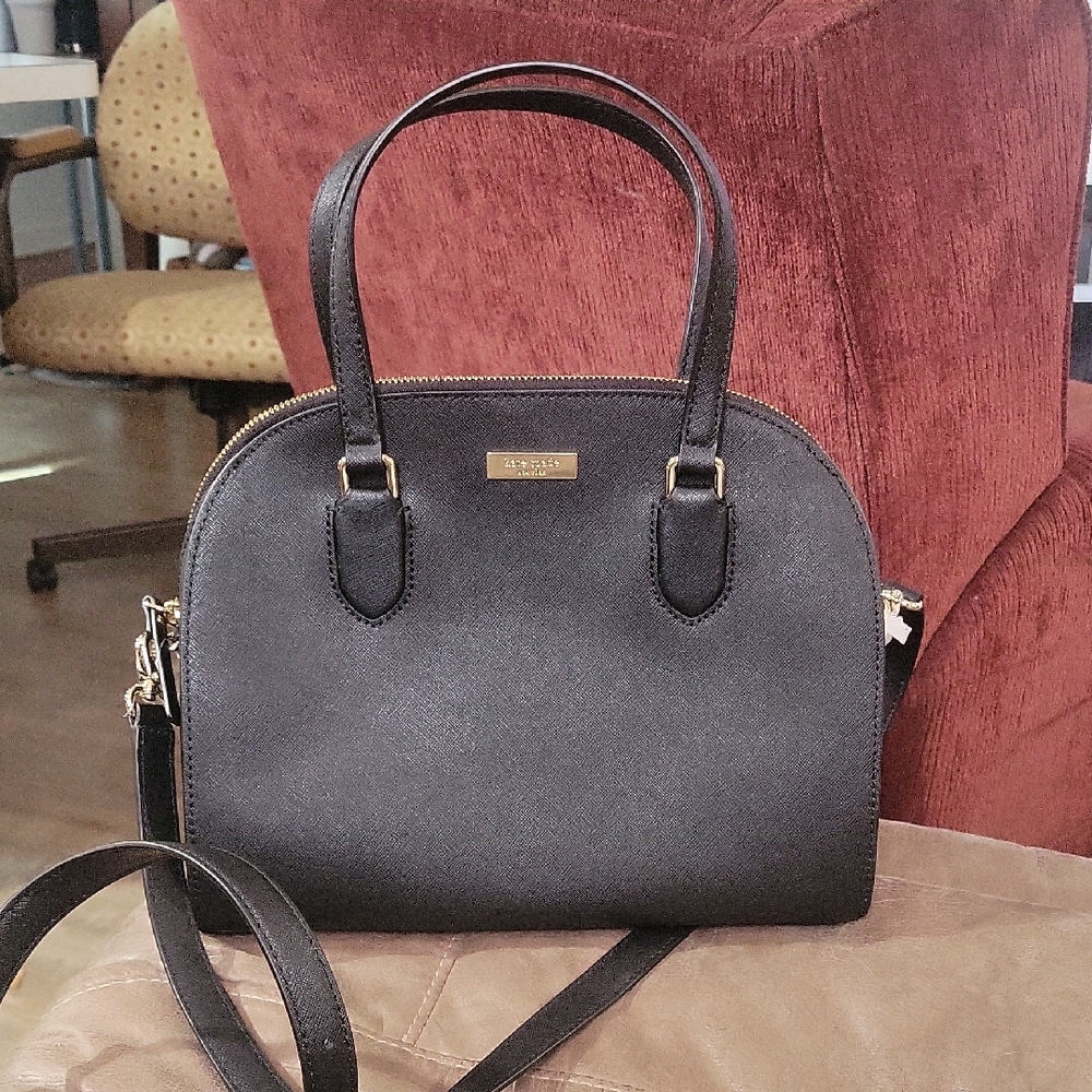 Kate Spade New York Laurel Way Reiley Medium Black Satchel Bag